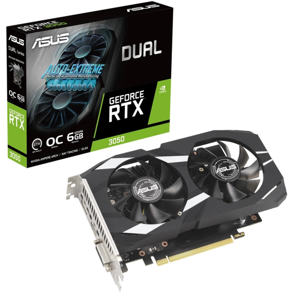 66121_ASUS_Dual_GeForce_RTX_3050_OC_Edition_2 Asus Dual GeForce RTX 3050 OC Edition - Afbeelding 1