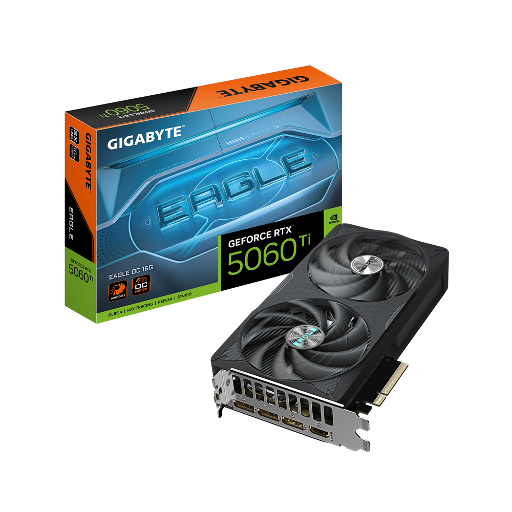 68085_1 Gigabyte GeForce RTX 5060 Ti Eagle OC 16G - Afbeelding 1