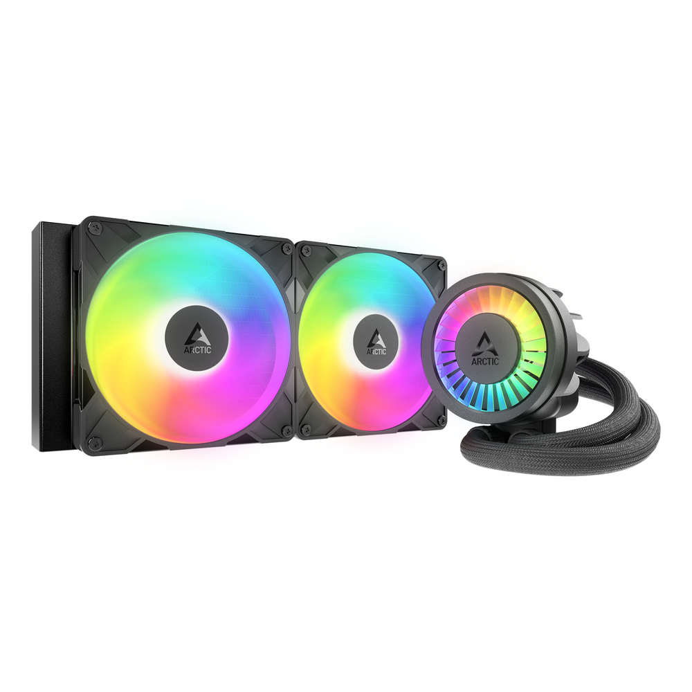 68975_1 Arctic Cooling Liquid Freezer III Pro 280 A-RGB Zwart - Afbeelding 1