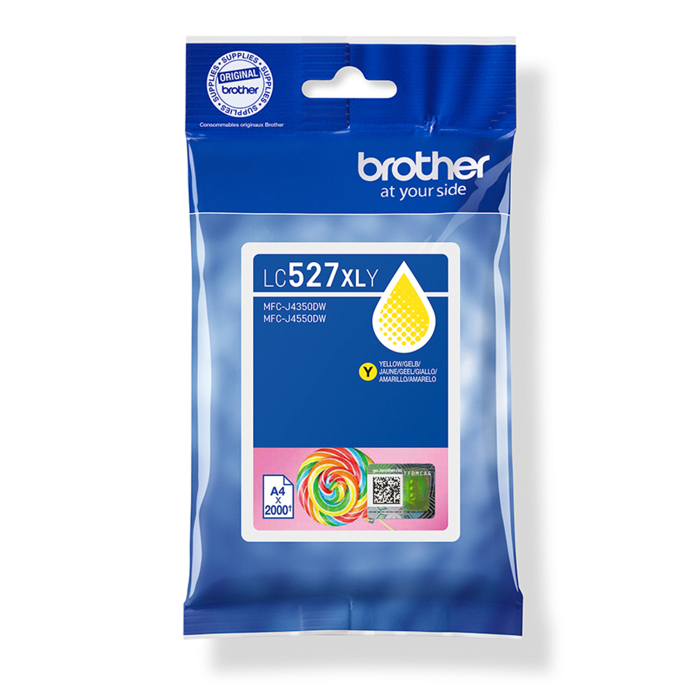 69147_1 Brother LC-527XLY Geel 2.000 pagina´s - Afbeelding 1