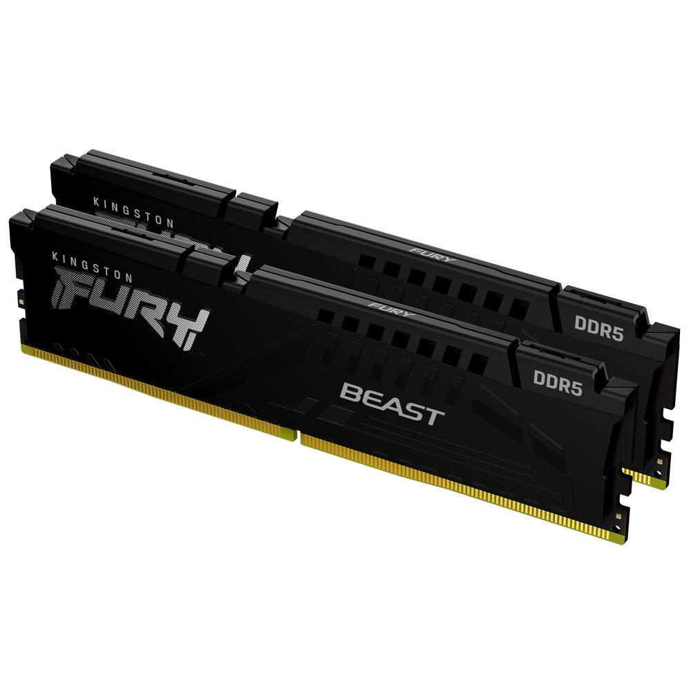 69252_1 Kingston FURY Beast Black RGB EXPO 16GB (2x8GB) DDR5 - Afbeelding 1