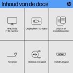HP E27 G5 6N4E2AA Zwart - Afbeelding 3
