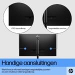 HP E27 G5 6N4E2AA Zwart - Afbeelding 5