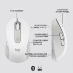 Logitech Signature M650 Large Rechtshandig Wit - Afbeelding 2