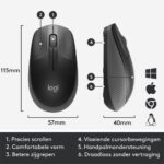 Logitech M190 wireless mouse Black - Afbeelding 2
