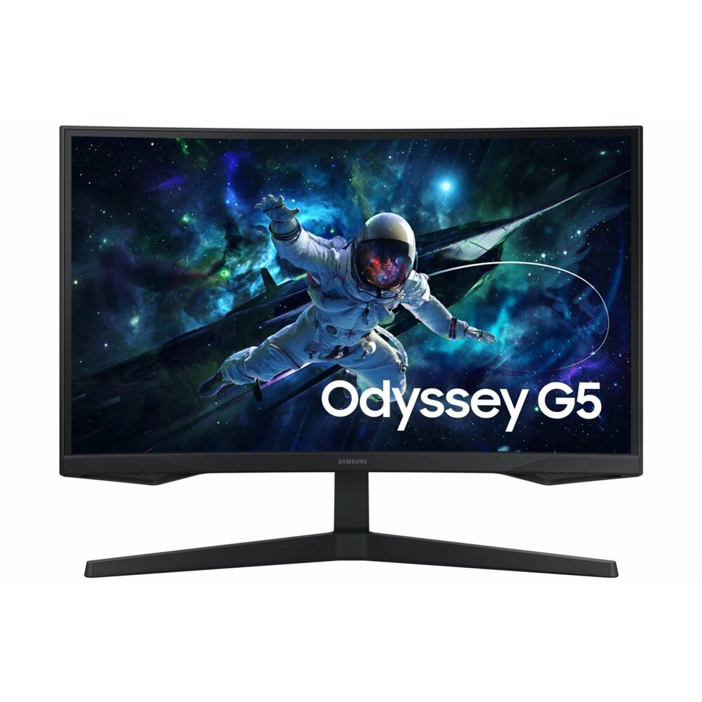 561b5be2400b9c3238c974b98dced52452d0b6721ee1b39358e52d9907f0babf Samsung Odyssey G5 G55C Curved Zwart - Afbeelding 1
