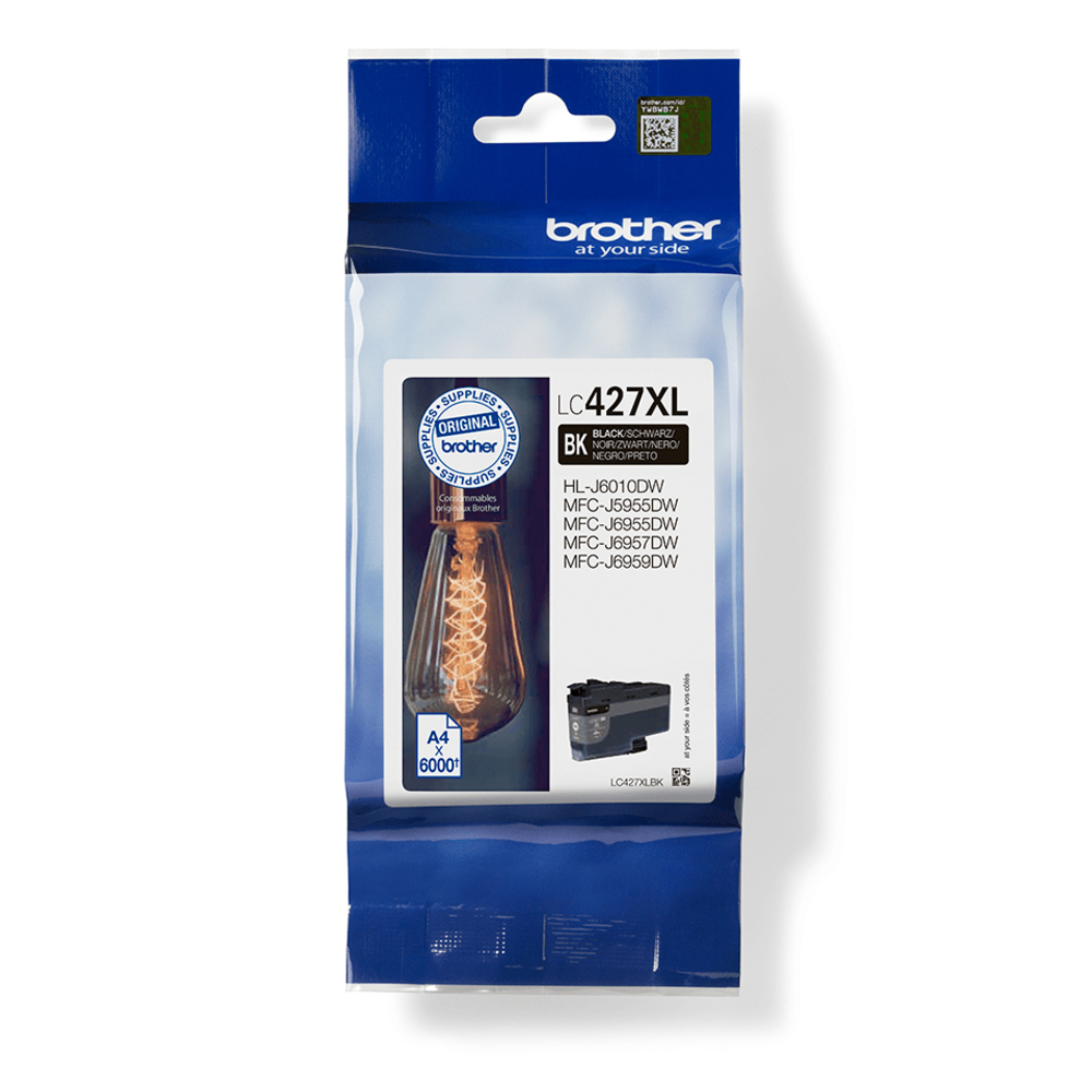 62385_4 Brother LC-427XLBK Zwart - Afbeelding 1