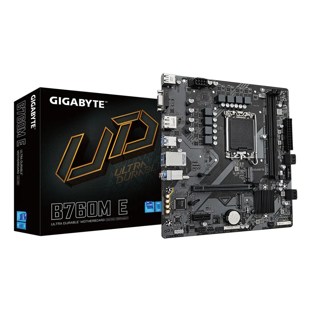 69690_B760M_E-1 Gigabyte B760M E - DDR5 - Afbeelding 1