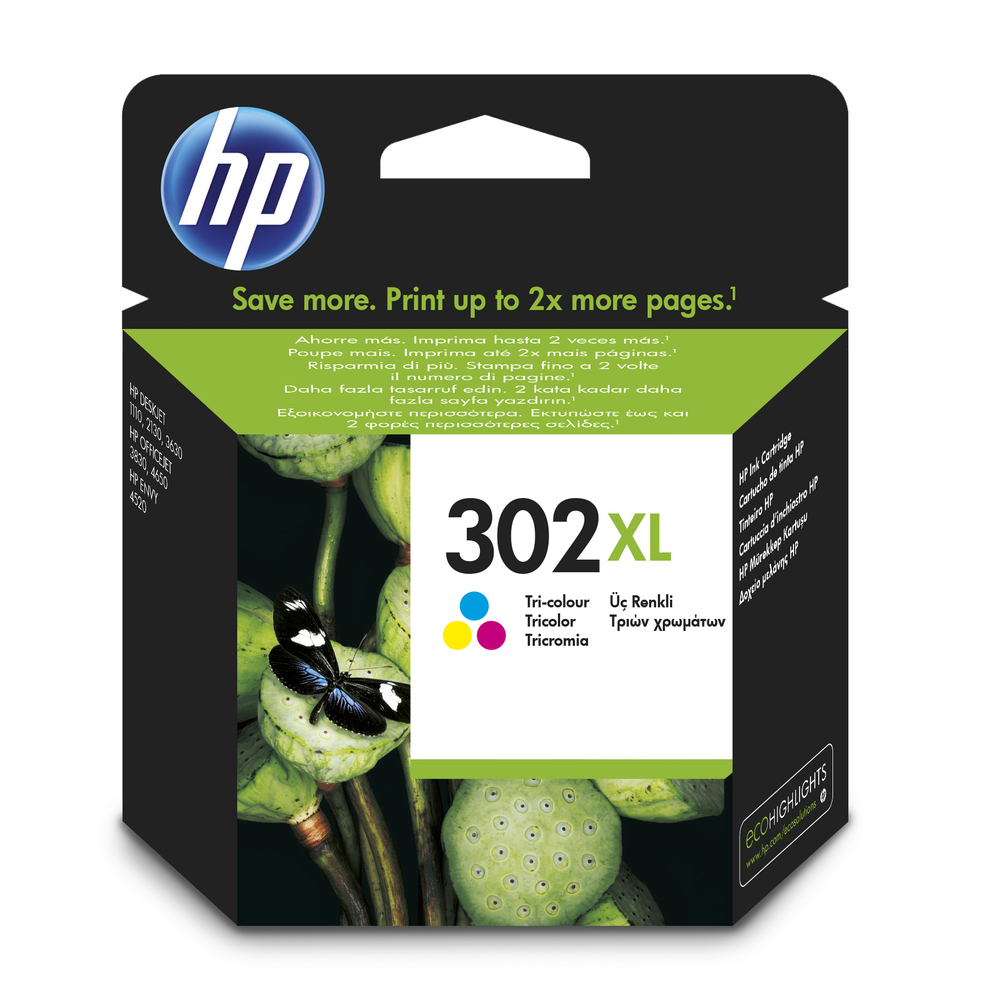 WB-14411_1 HP 302XL Kleur - Afbeelding 1