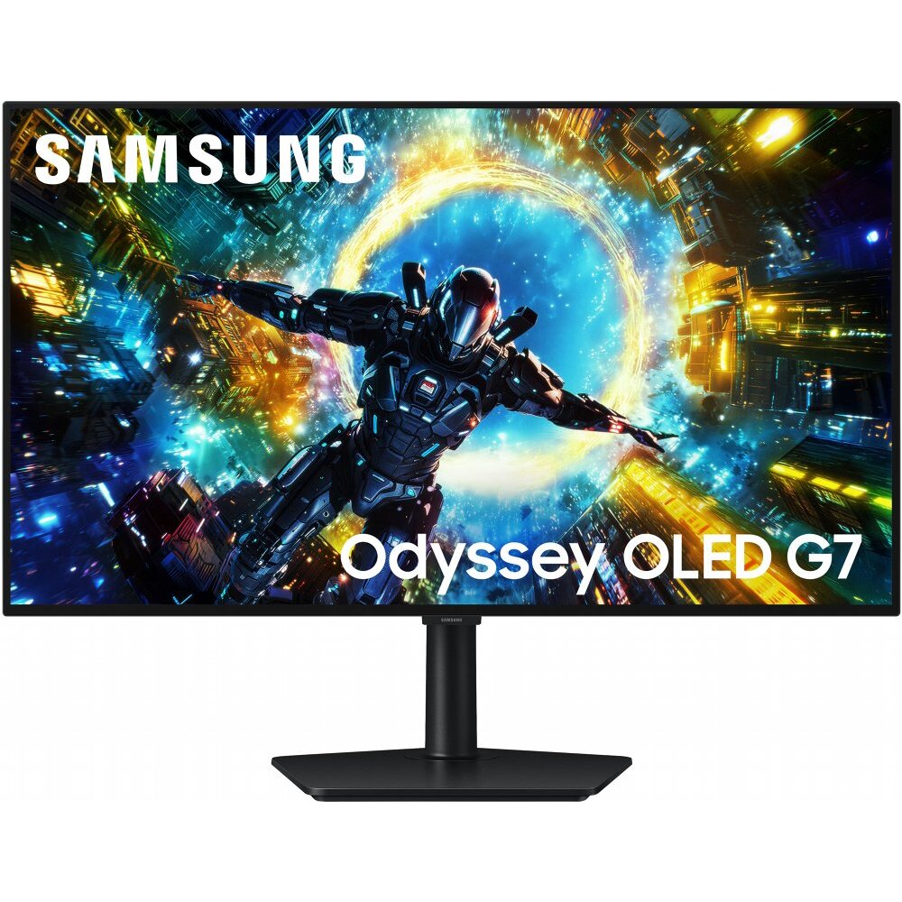 ae273046bbac2853ff50901aa45f29cee683c21d9c2539c6a4d0b664879f371a Samsung Odyssey OLED G7 G73SH Zwart - Afbeelding 1